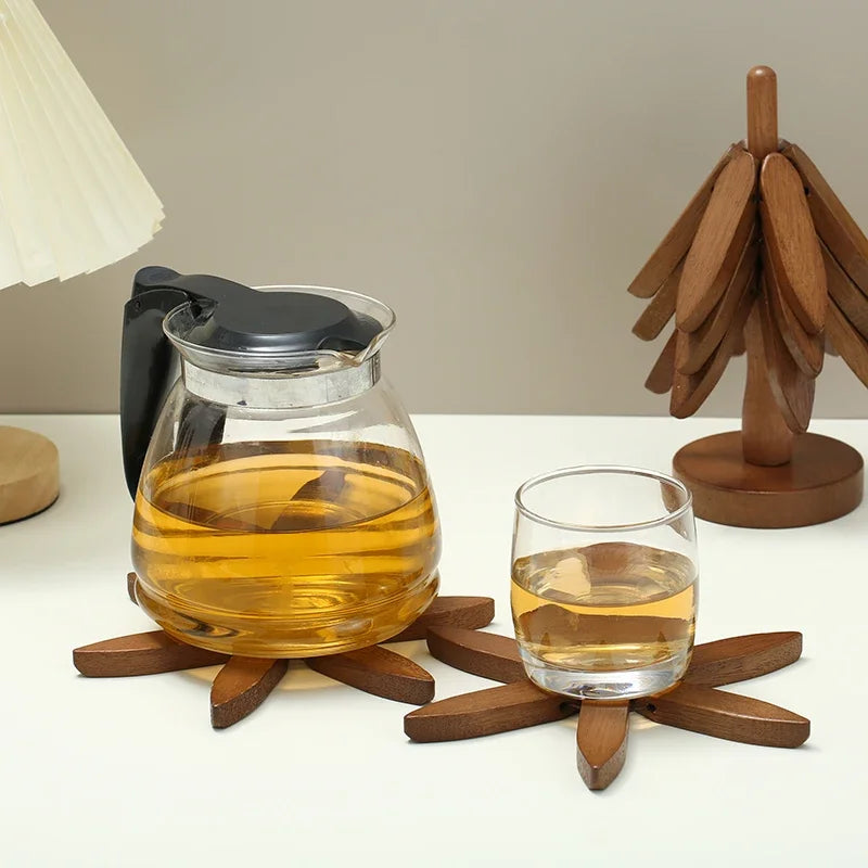 Árbol Porta Tazas de Madera Profesional